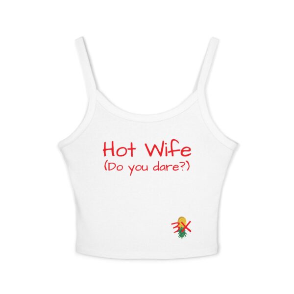 Hot Wife Spaghetti Strap Tank Top - Fun Graphic Tees for Casual Wear - Image 17