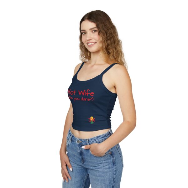 Hot Wife Spaghetti Strap Tank Top - Fun Graphic Tees for Casual Wear - Image 12
