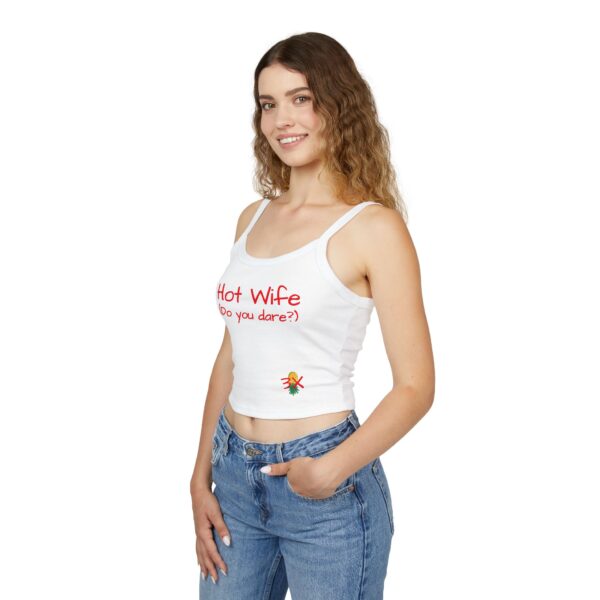 Hot Wife Spaghetti Strap Tank Top - Fun Graphic Tees for Casual Wear - Image 20