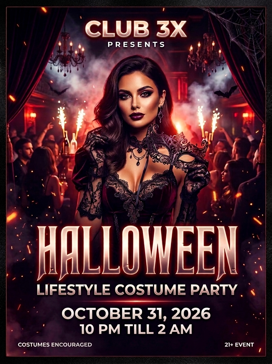 🎃 Club3X 11th Annual Halloween Bash 🎃